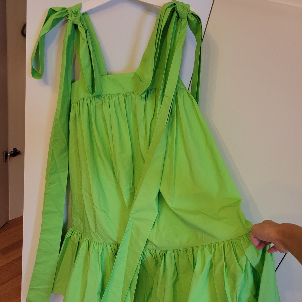 Christopher John Rogers Strap Tie Babydoll Dress - Picture 7 of 9